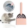 Cat Litter Shovel with Holder Cat Poop Scoop Sifting Shovel with Base Easy Clean