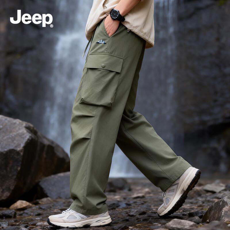 Jeep Мужские дышащие повседневные брюки-карго для активного отдыха