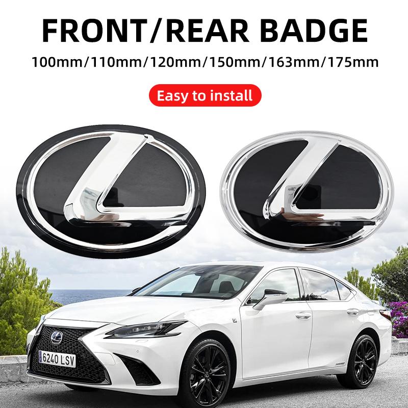 Car Logo Front Grill Emblem Badge Hood Trunk Rear Logo Badge Emblem For Lexus F SPORT ES UX 300e GX LBX NX RX 350h 450h GS CT AM6