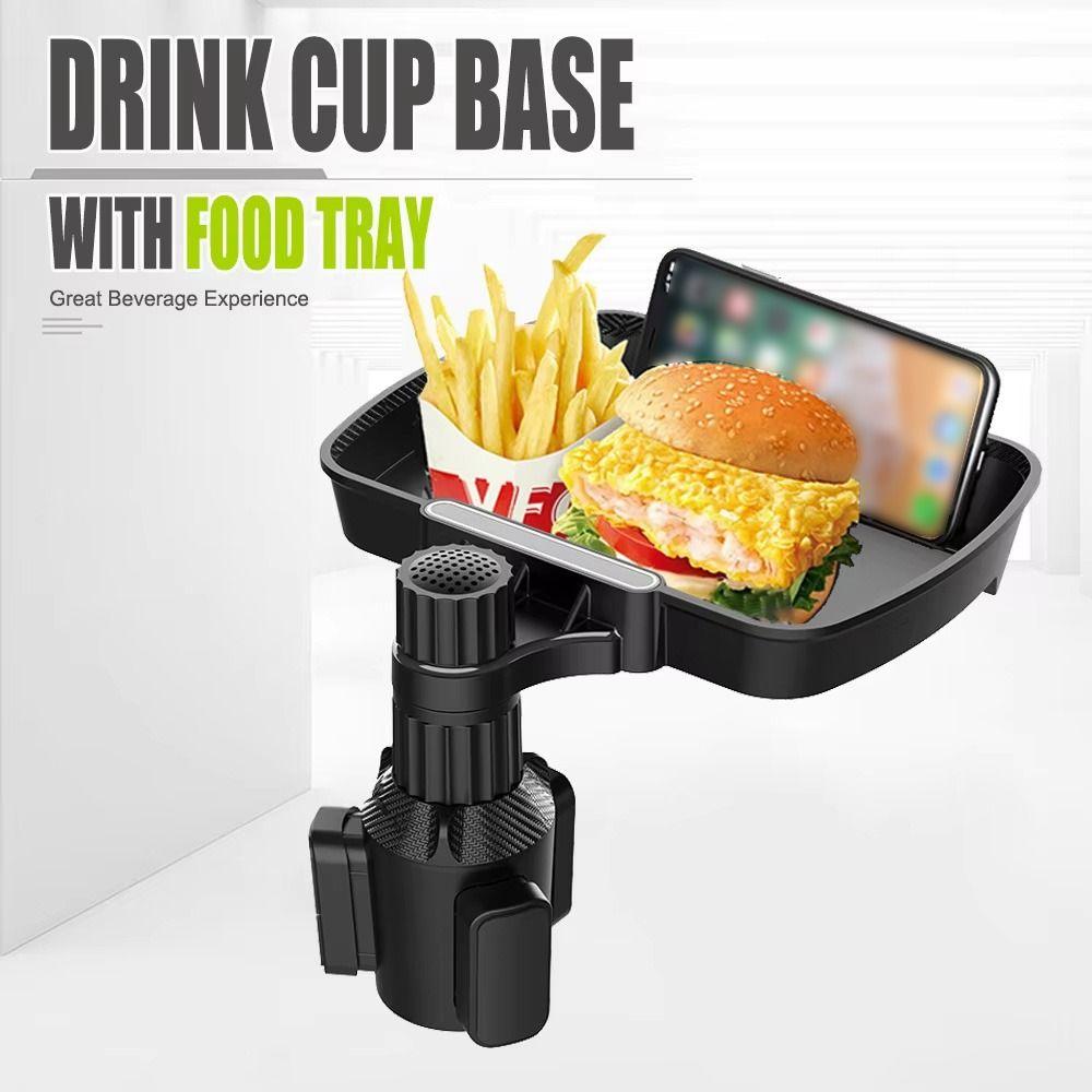 Съемная конструкция Расширитель подстаканника автомобиля Столик-поднос для еды в автомобиле Автоаксессуары