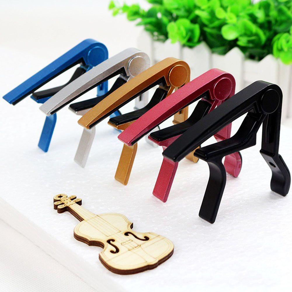 Portable Replacement Spring Trigger Fast Release Guitar Capo Aluminium Alloy Key Clamp Quick Change