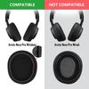 Geekria Комфортные амбушюры, Совместимы с наушниками SteelSeries Arctis Nova Pro Wireless и Nova Elite, Амбушюры/Чашки наушников (Сетчатая ткань/Черный)