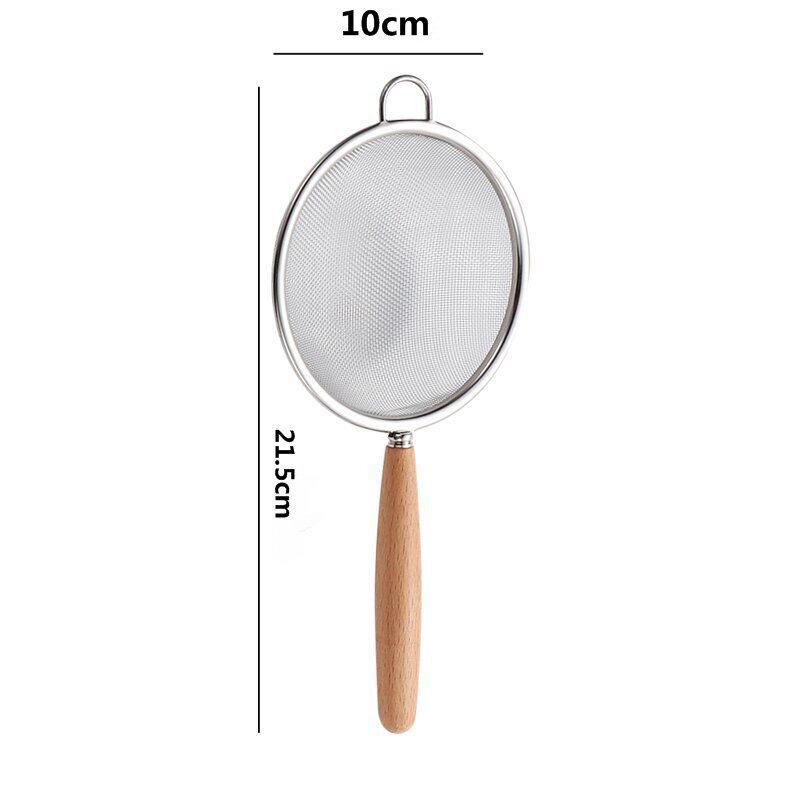 Скиммерная ложка из нержавеющей стали для муки, соевого молока, масла, сока и кухонных задач, защищающих от ожогов