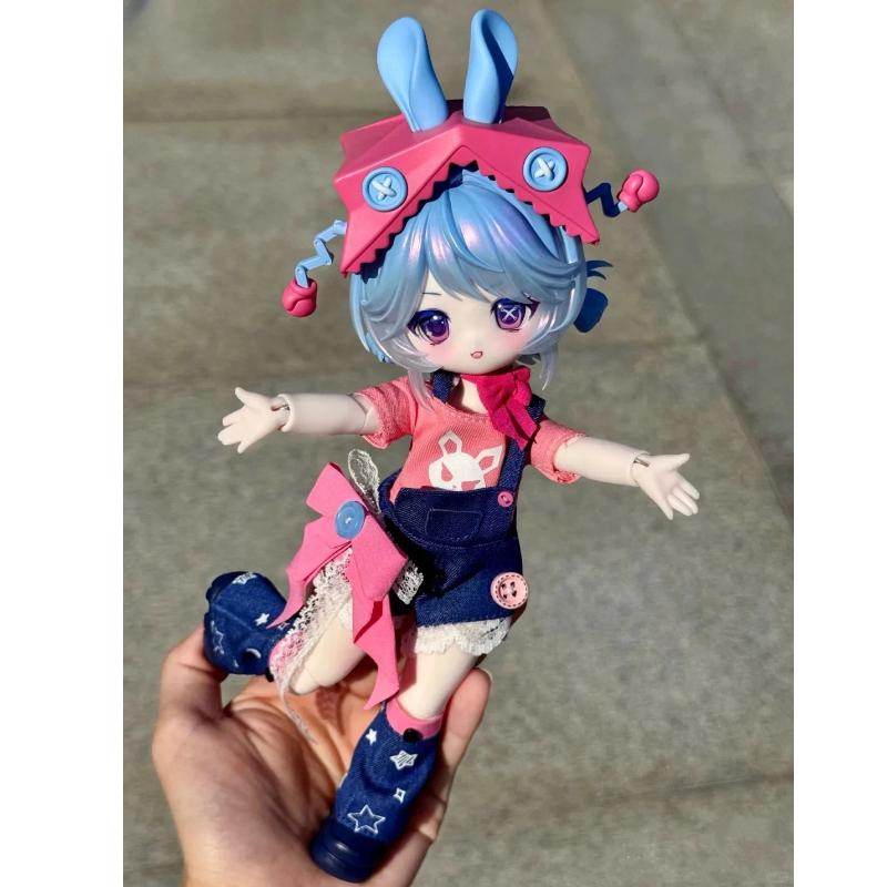 Come4Free Bunny Dream Box 1/12 Bjd Doll Blind Box Articulated Action Figure Ball Jointed Dolls Cute Collectible Toy Birthday Gif
