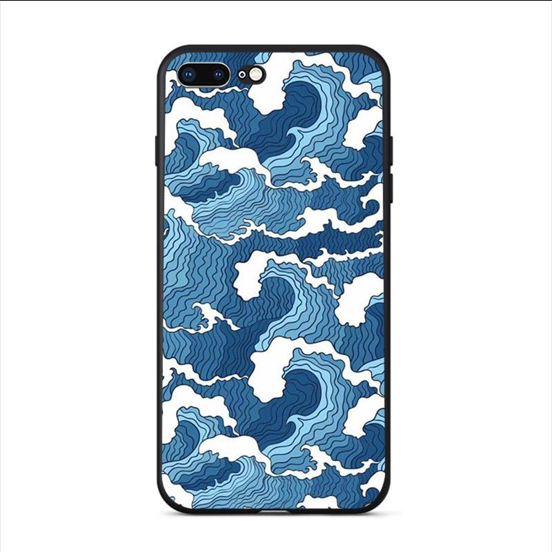 Чехол для телефона с японскими винтажными обоями для iPhone 6 plus 7 8 8plus 11 Pro X XS XR MAX 5 5S SE 2020, мягкая задняя крышка из ТПУ, чехол