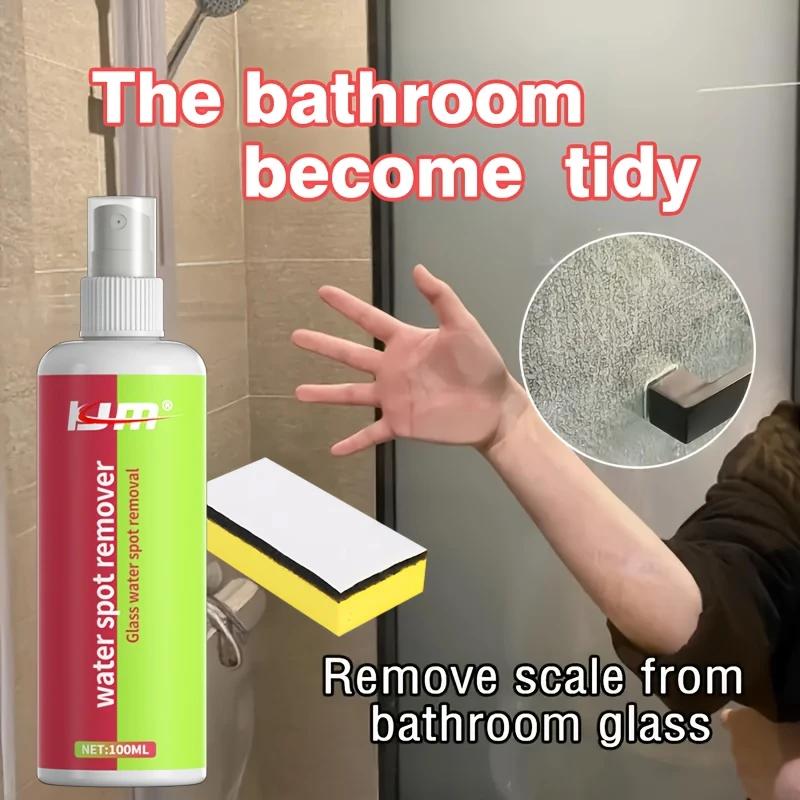Hard Water Spot Removal Kit,bathroom Glass Polish,powerful Hard Water Remover,descaler for Shower Doors,tiles,stainless Steel.