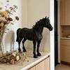 Фигурка лошади, Реалистичная статуэтка лошади, напечатанная на 3D-принтере, Коллекционная скульптура животного, Украшения Фэн-шуй для декора дома, офиса, рабочего стола