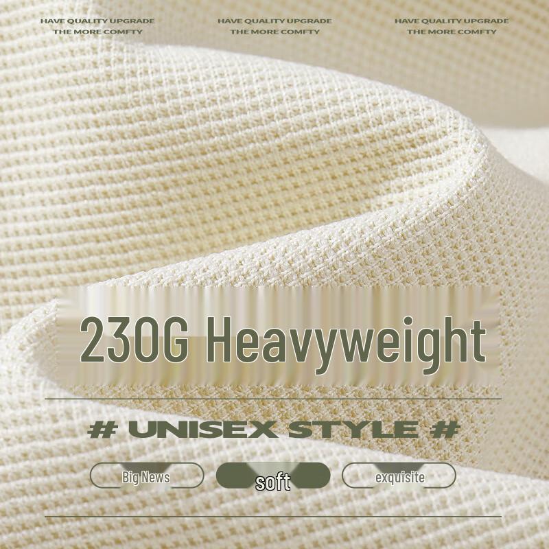 Jeanswest Men's 230G Heavyweight Waffle Texture Long-Sleeve T-Shirt