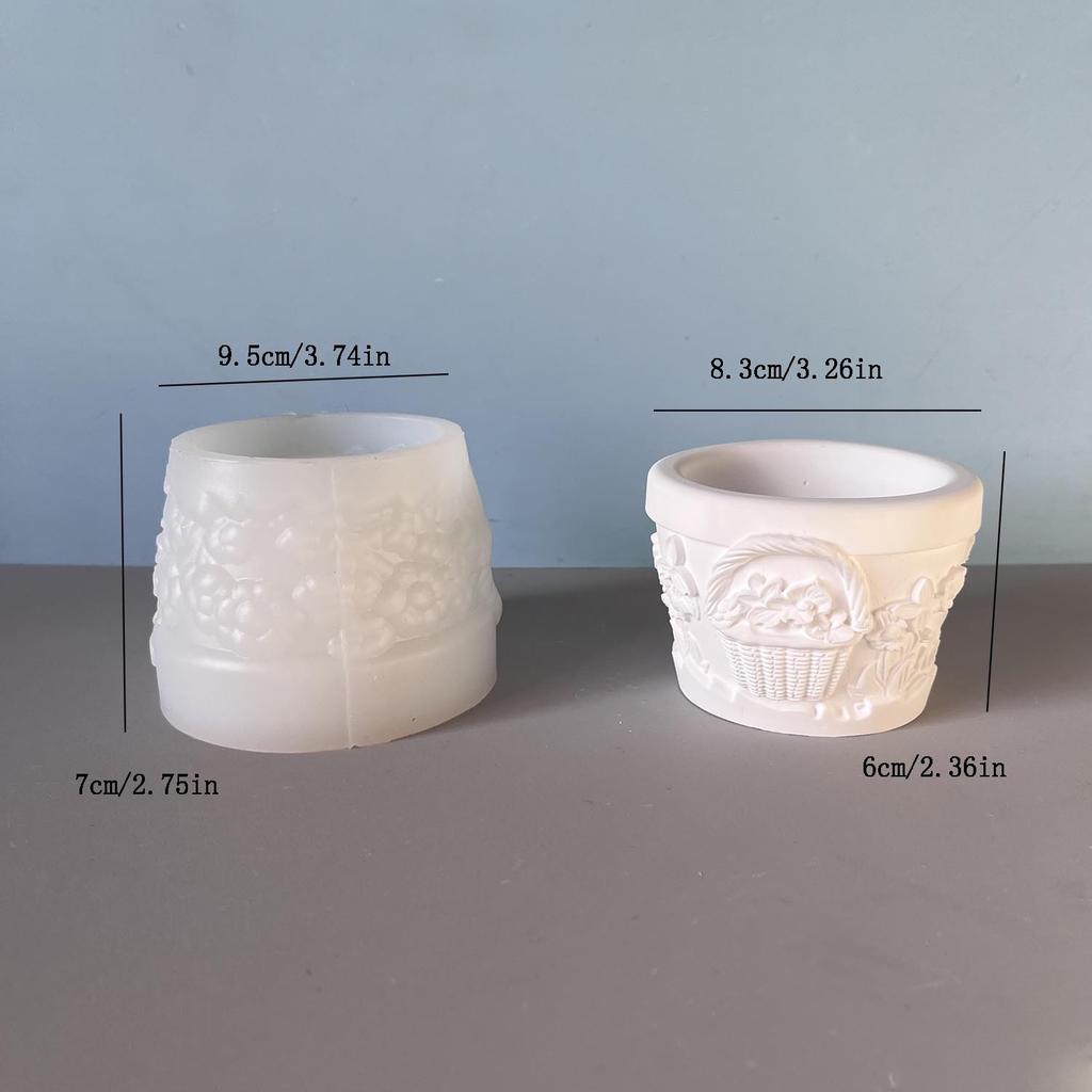 Форма для цементного горшка Гибкая силиконовая форма Сова Форма для ароматических свечей Высокое качество Для художественного творчества Домашний декор Поделки своими руками