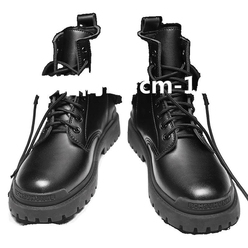 Real Martin boots inner height increase high top British style ins breathable boots Comic-Con play