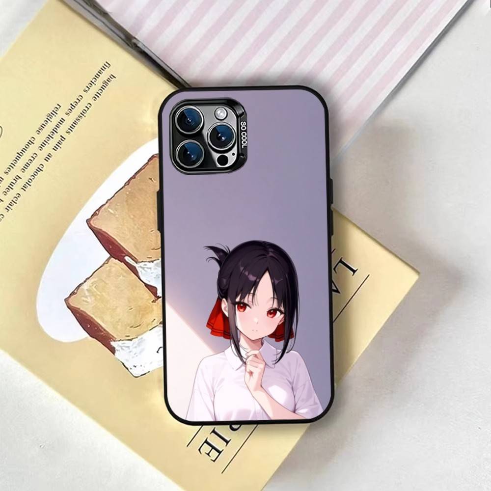 Kaguya-sama Кагуя Синомия Чехол для телефона Для iPhone 17,16,15,14,13,12,11 Plus,Pro Max,XS,Красочный Серебряный Чехол для телефона Funda Cover