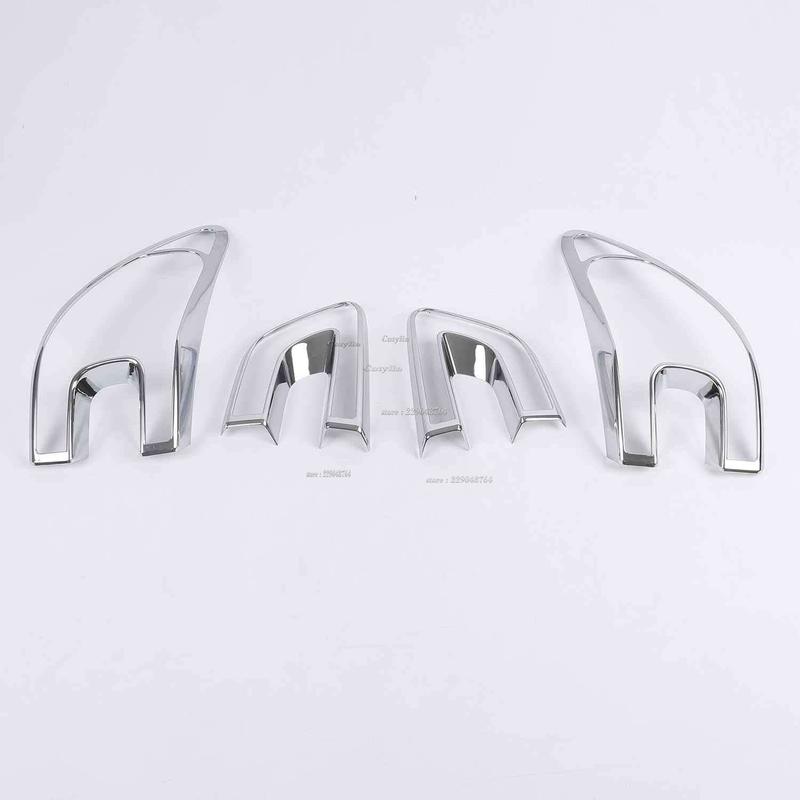 For Renault Kadjar 2016 2017 2018 ABS Chrome Rear Light Cover Trim Rear Lamp Decoration Protector Frame Car Styling