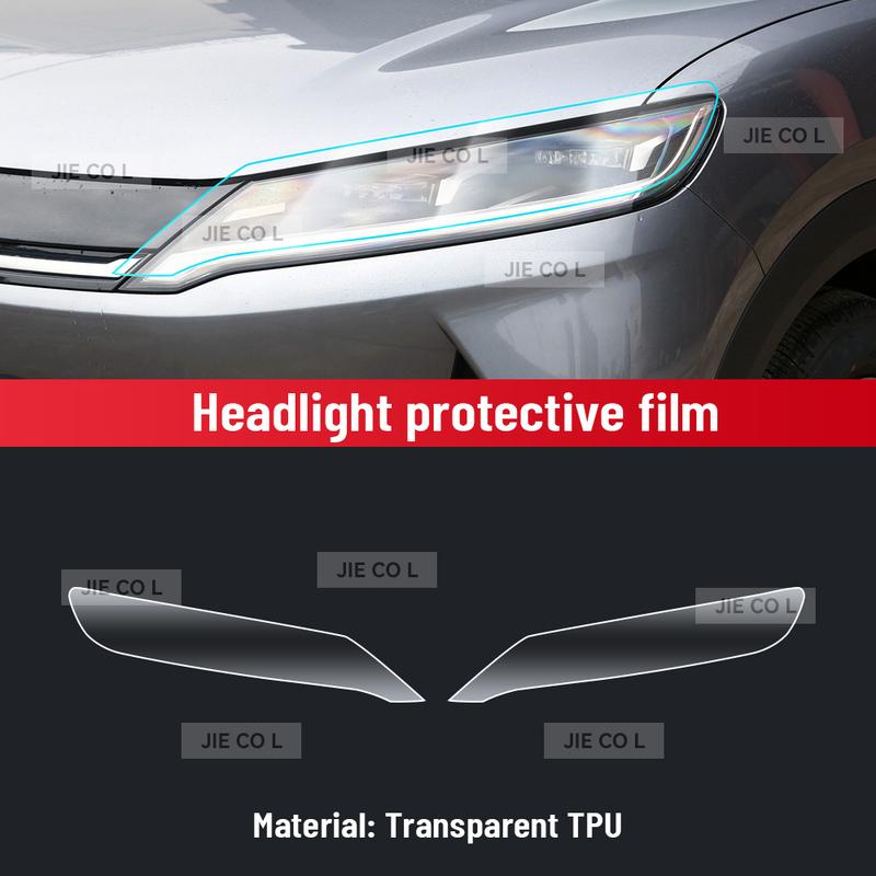 Anti-scratch Car Interior Center Console Media Dashboard Navigation TPU Protector Film For BYD YUAN UP 2024 2025 Accessories