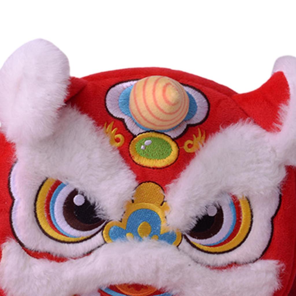 Chinese Year Red Crossbody Bag Embroidery Plush Shoulder Versatile Portable Stylish Lunar