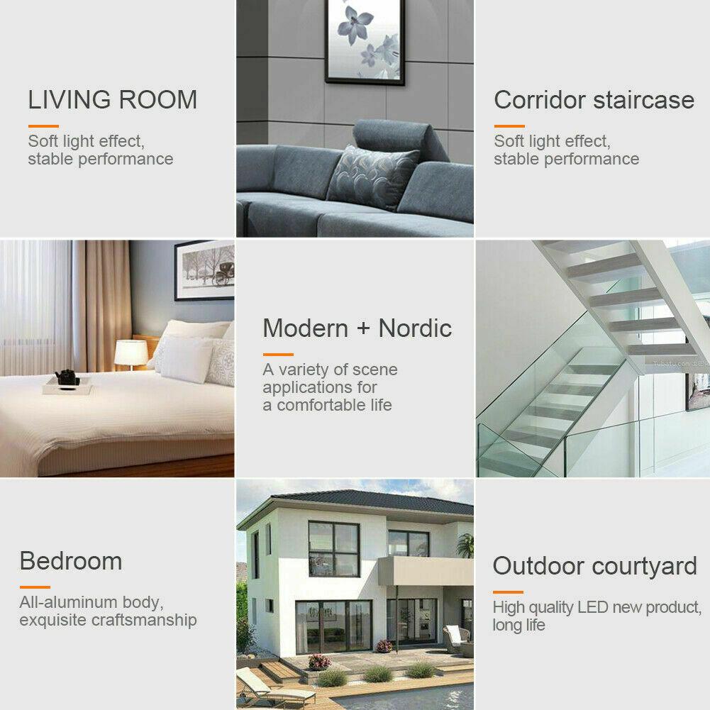 Настенный светодиодный современный светильник для спальни 3W 5W 7W Up Down Cube Бра Лампа Простая кроме освещения