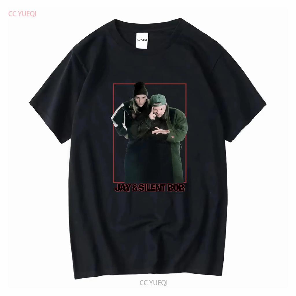 Vtg Jay and Silent Bob View Askew T Shirt Size S Movie Promo Clerks 99 Distressed vintage Washed Versatile graphic Breathable
