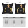 Billies Eilishs Pillowcase Printed Polyester Cushion Cover Decorations Throw Pillow Case Cover Home Zipper 45X45Cm