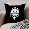 Luxury BBianchi Logo Cushion Cover Pillowcase Antidustmite Invisible Zipper Short Plush Sofa Cushion