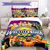 Wrestlemania Duvet Cover Set Design for Living Room Lightweight Christmas Gift