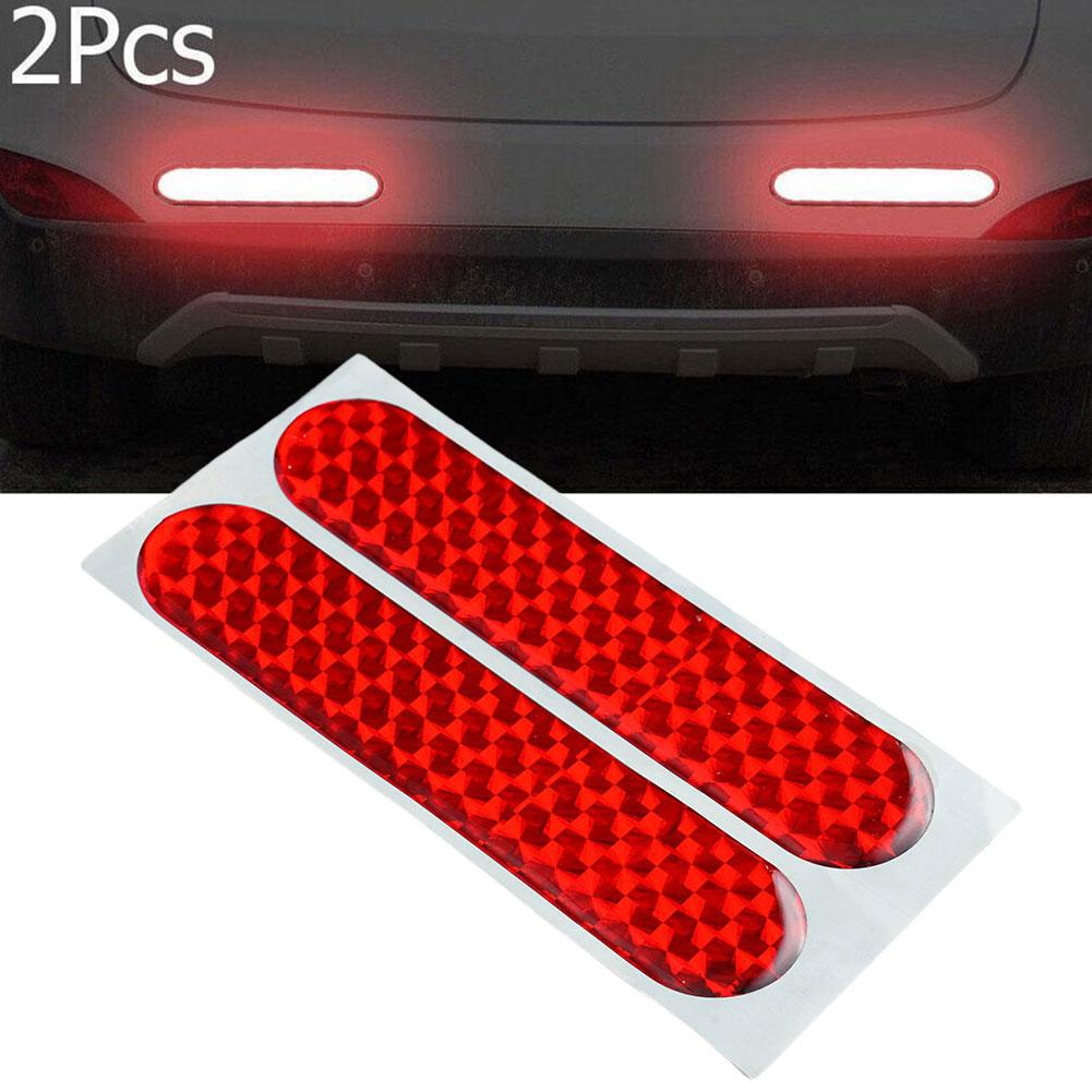 Car Reflective Stickers Side Safety Warning Stickers Protective Car Door Accessories Stickers Sticker Raceless T R3x8