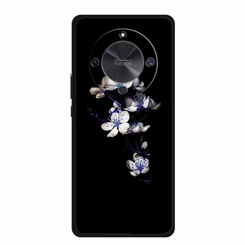 Coque For Honor X70 5G Case Cartoon Cat Funda Black Silicone Soft Back Cover For Honor X70 2025 Phone Case Cover X 70 HonorX70