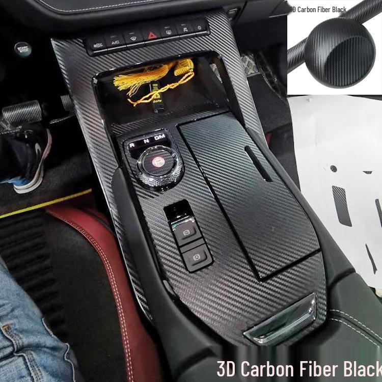 21st Gen Haval H6 Interior Carbon Fiber Gear Shift Decor Stickers