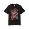 Van Halen Eddie Guitar Flames T-Shirt Rock Band Tee