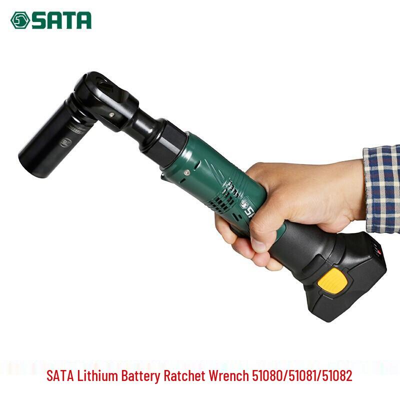 Электрический гайковерт-трещотка SATA 14,4 В Li-Ion 3/8" Вилка CN (адаптер в комплекте)