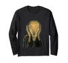 The Scream (Cutout) by Edvard Munch [World Masterpiece] Munch Gift Museum Art Long Sleeve T-Shirt