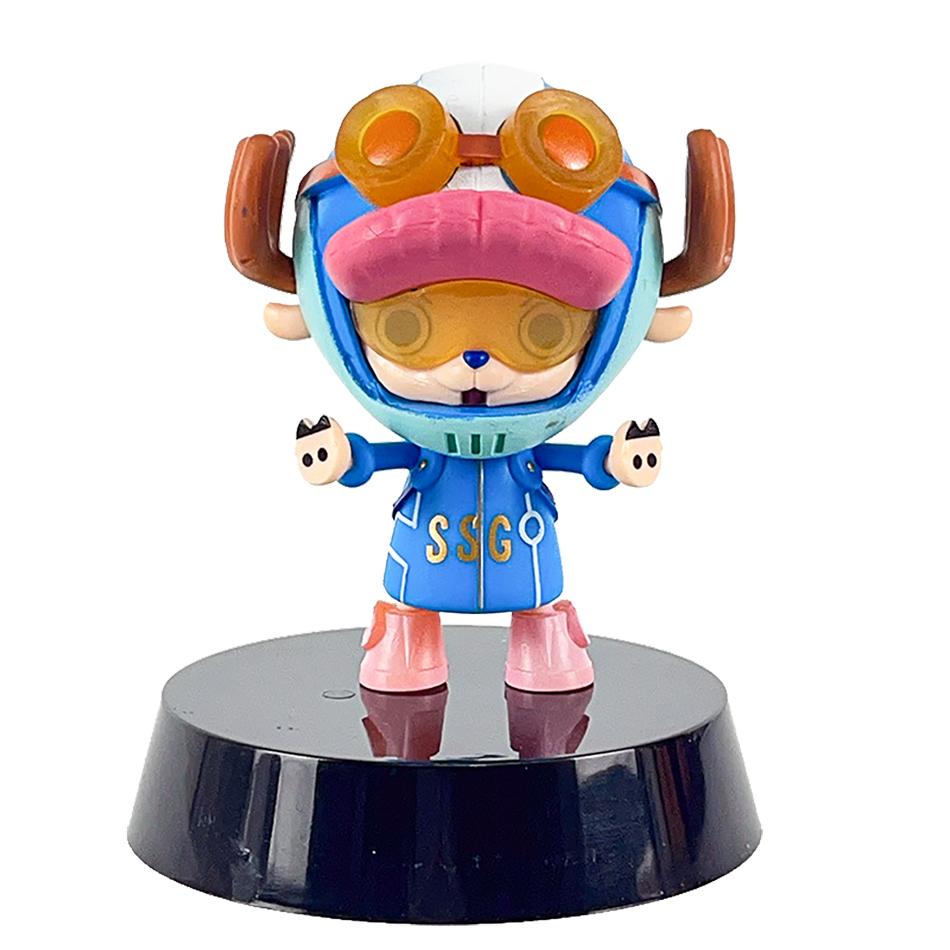 17cm Action Figures Of One Piece Characters Luffy, Zoro, Chopper, And Nami From Wanno Toys Desktop Collection Pvc Model