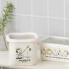 Toyo Enamel PEANUTS Enamel Cube Stocker White S SNJ-2314
