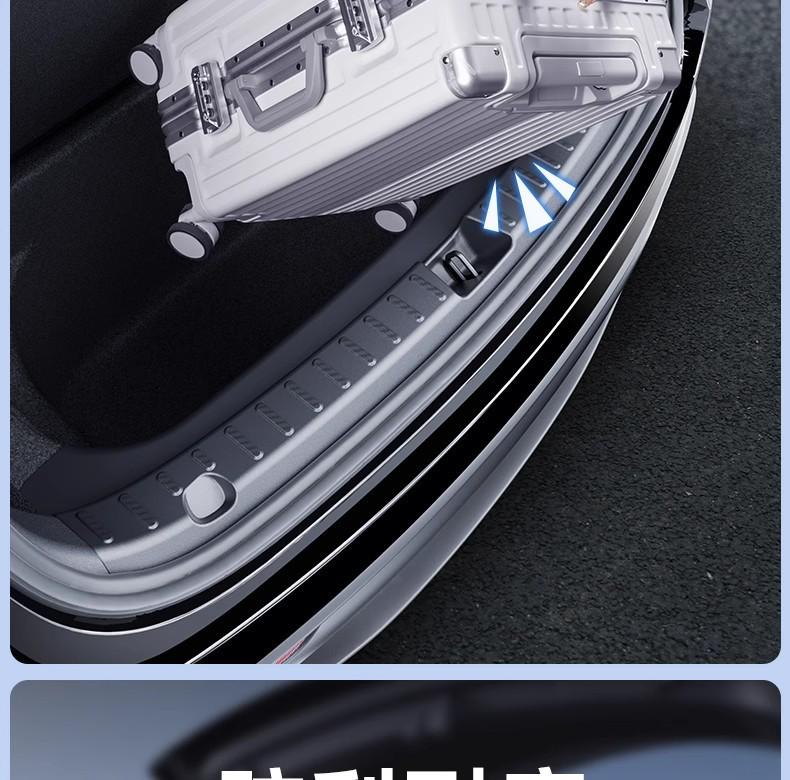 Защита багажника Tesla Model Y и защита порога задней двери из углеродного волокна