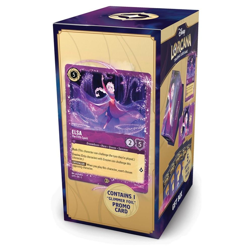 Ravensburger Disney Холодное Сердце ККИ Подарочная Коробка Эльзы 5 Бустеров Пятый Дух Промо-Карта Коробка для Хранения 252 Карты Коллекционная Карточная Игра Коллекционные Предметы Disney Возраст