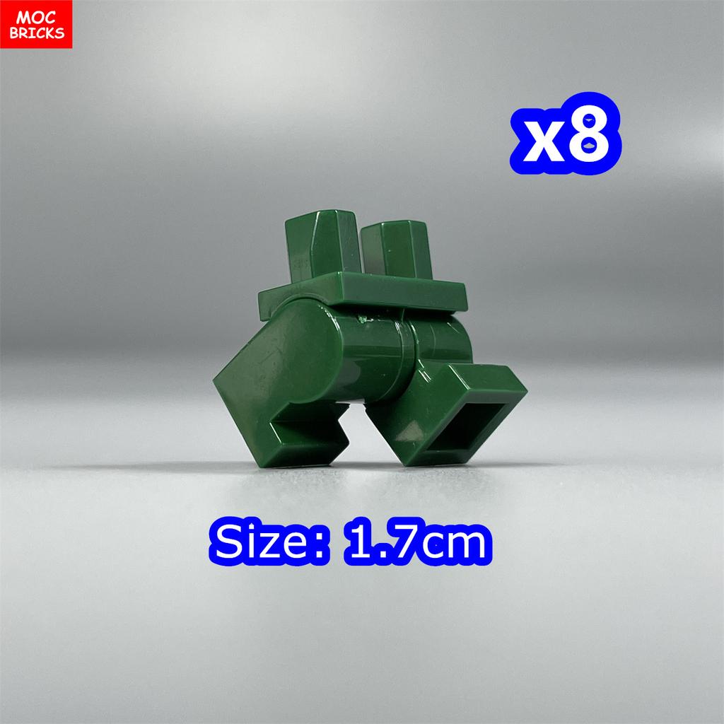 8 шт. Кубики MOC 17 мм Брюки Подвижные Короткие Ноги 970 см00 Часть Тела Одежда Модель Фигурка Сборка Строительные Блоки Игрушки Подарки