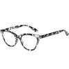 3PCS Women's Full Frame Presbyopia Glasses New Retro Cat Eye Reading Glasses Fashionable Clear Lens HD Far Sight Glasses