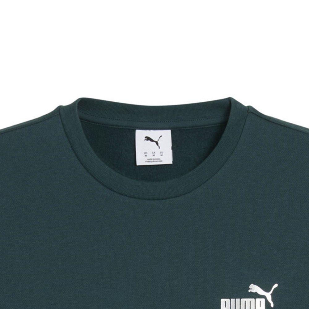 Puma Толстовки Мужские Зеленые С Круглым Вырезом Средней Плотности 634675-75