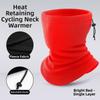 Windproof Winter Warm Fleece Neck Scarves Multicolors Motorcycle Half Face Mask Scarf