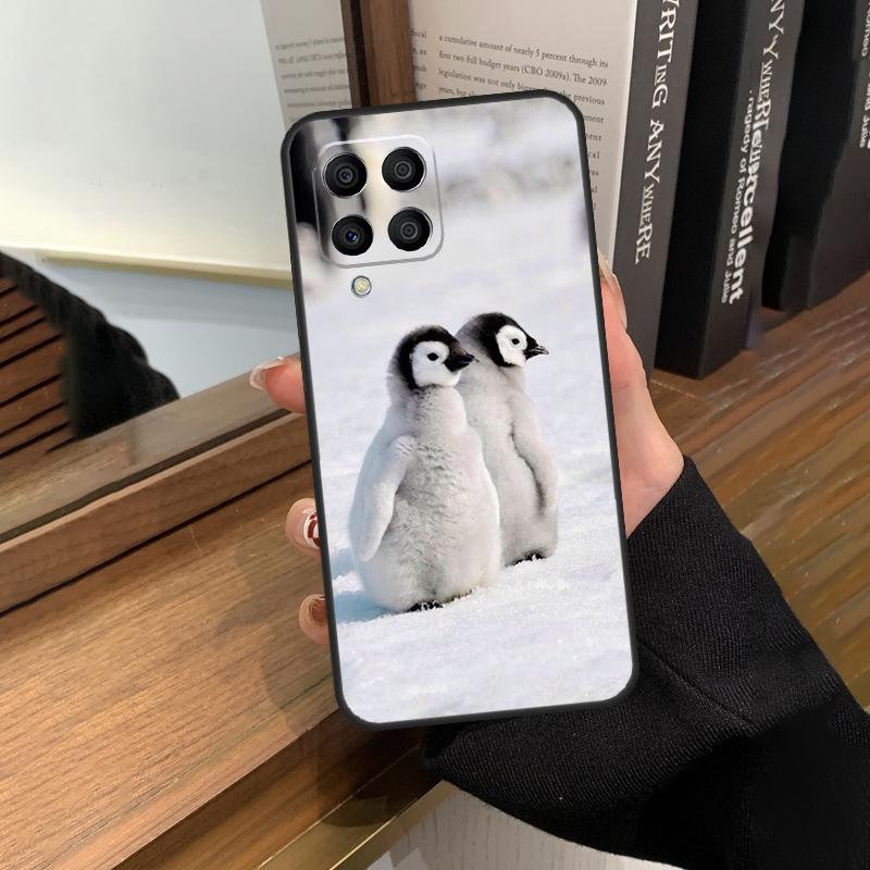 Пингвин Снег Арктика Милое Животное Чехол Для Samsung Galaxy M56 M06 M16 M36 M52 M32 M12 M54 M34 M14 M35 M55 M15 M11 M31 M13 M53