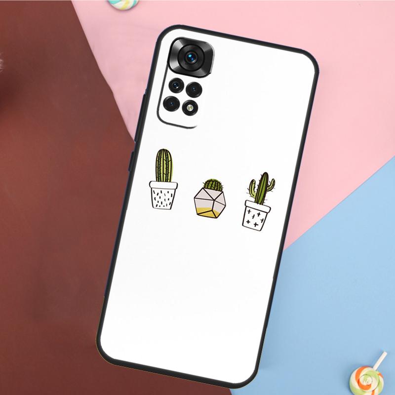 ЧЕХОЛ CACTUS BANANA РЕТРО ВИНТАЖ ЛЕТНИЙ для Xiaomi Redmi Note 14 13 12 9 10 11 Pro 9S 10S 11S 12S Redmi 14C 10C 12C 13C