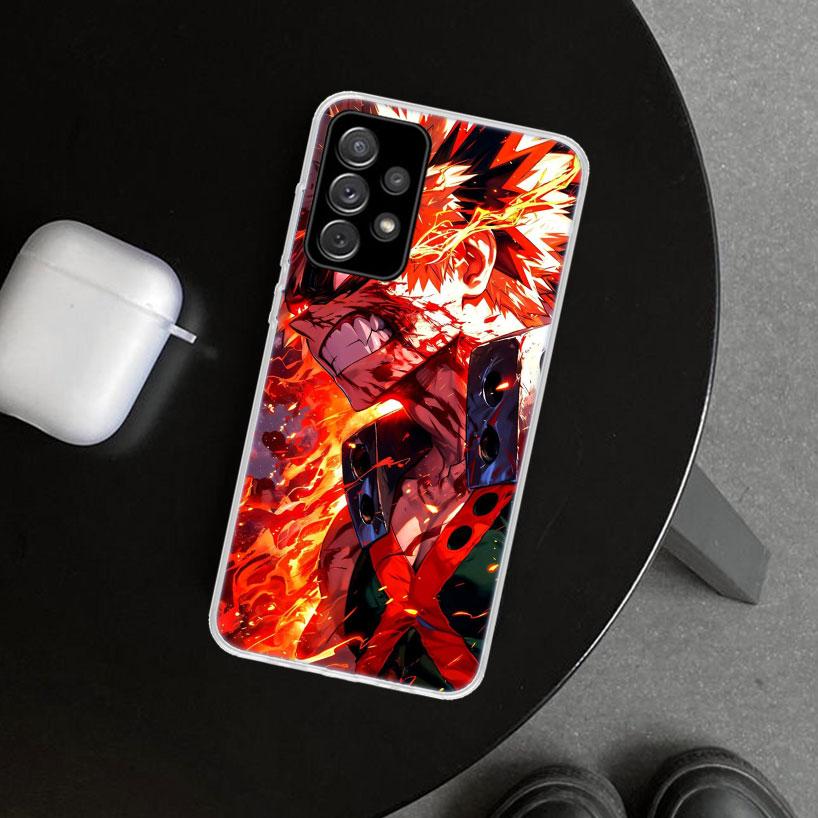 Чехол для телефона Dakugou Katsuki MHA My Hero для Samsung Galaxy A12 A22 A32 A52 A72 A02S A51 A50S A31 A20S A10S Note 20 Ultra 10