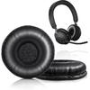 Ear Pads for Jabra Evolve 20 20se 30 30II 40 65 65+Replacement Ear Cushion Foam Cover Compatible with Jabra Evolve 20 30 40 65 Headphone (Black