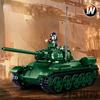 497 шт., военные советские Т-34/85, средний танк, наборы блоков, модель Moc, военные MBT, строительные кирпичи, развивающие игрушки для детей