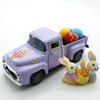 Reconstructed Old Man'S Truck Model Easter Bunny Egg Decoration Item Alloy Car Model