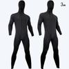 Diving Wetsuit 3mm Fullsuit Hooded Front Zip Thermal Neoprene Men Swimming Snorkeling Water Sports