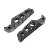 2PCS Motorcycle Rear Pedal Parts Rear Passenger Footrest for Yamaha NMAX155 NVX155 AEROX155 Aluminum Alloy Anti-slip Foot Pedals