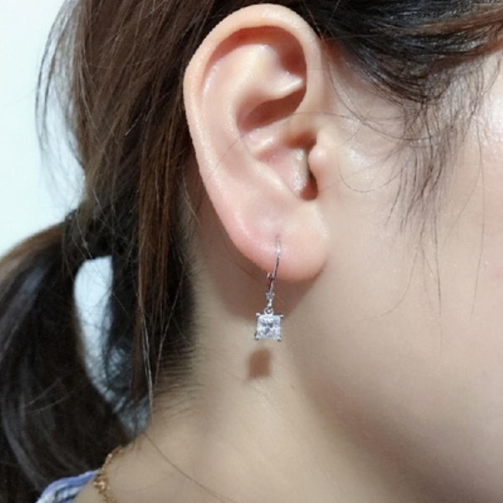 Серьги Bluelans Leverback Подарочные серьги-подвески Princess Dangle Cut Ювелирные изделия для женщин