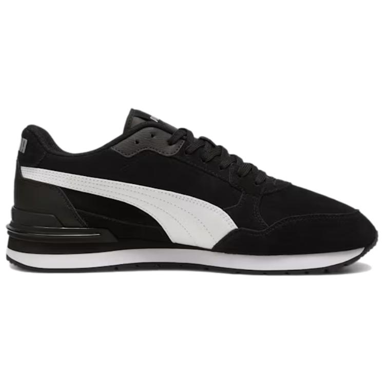 Puma St Runner Устойчивые к истиранию Низкие Повседневная обувь Унисекс Черный Белый 399665-01