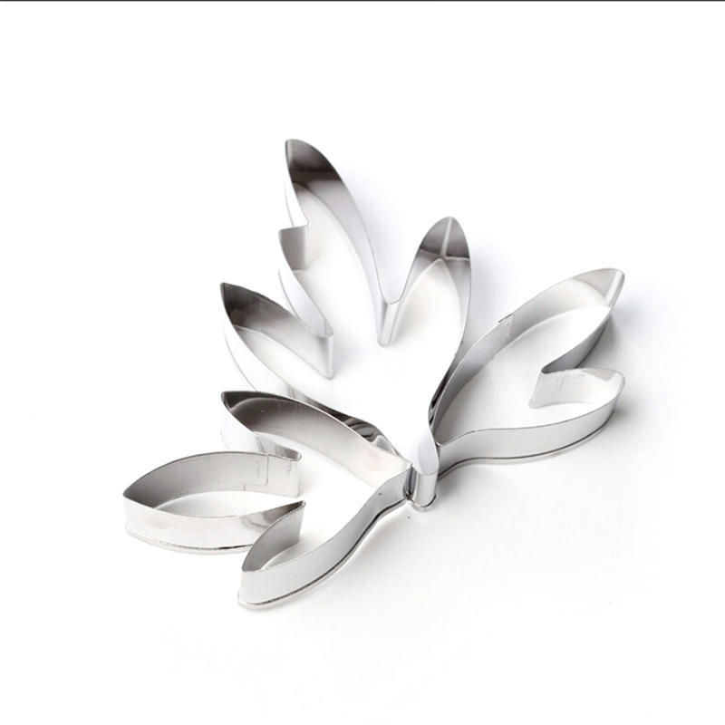 Мягкие конфеты для украшения торта, инструмент из нержавеющей стали, резак для листьев пиона