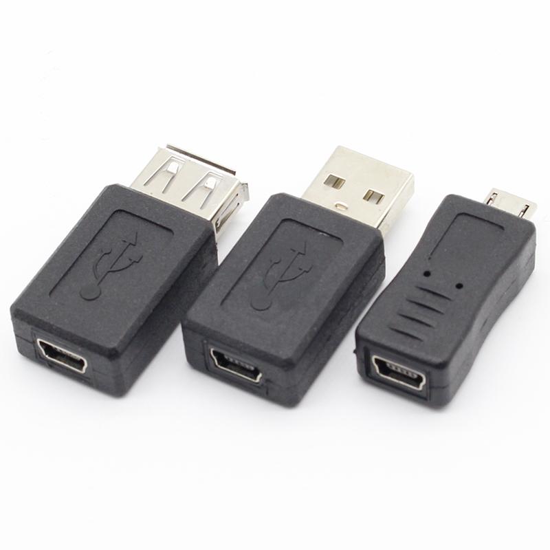 10 шт. OTG 5-контактный F/M мини-адаптер-адаптер-переходник USB-переходник «папа-мама» Micro USB адаптер USB-гаджеты