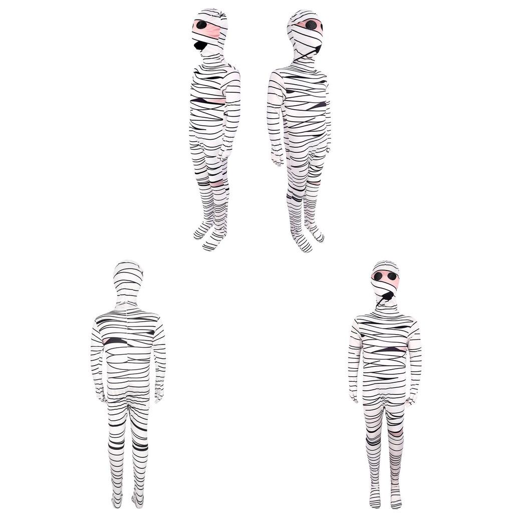 Mummy Cosplay Clothing Party Perform Stage Performance Drama Activity Bodysuit